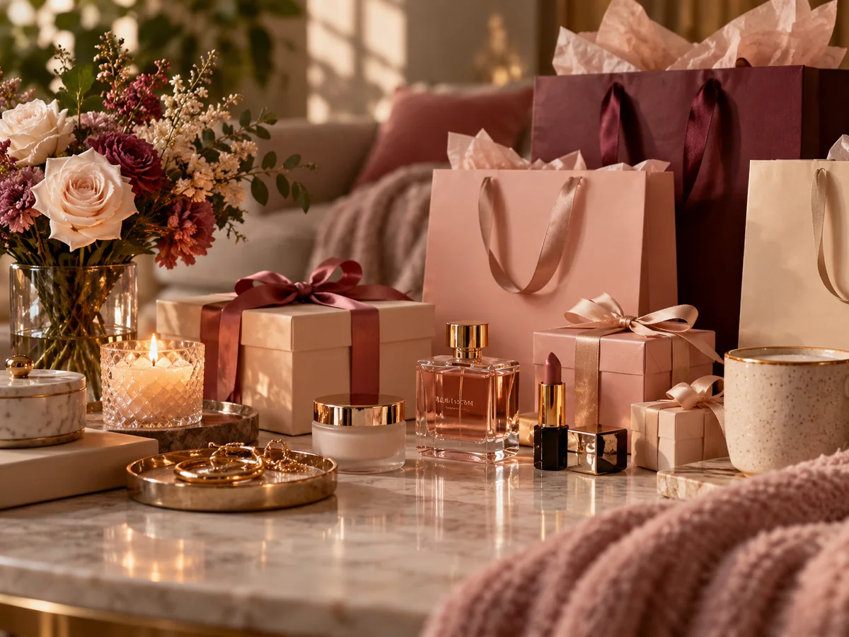Presentes, perfumes e itens de beleza
